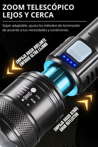Linterna LED Ultra Potente de 3500M
